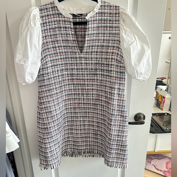 Tweed dress from Zara only worn once in amazing condition - Picture 1 of 3
